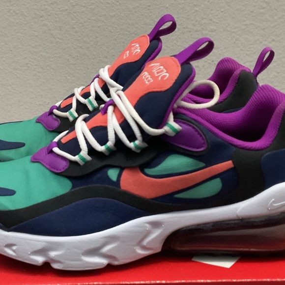 Size US 7Y / EUR 40 - NIKE AIR MAX 270 REACT (GS) - BQ0103-402 Multicolor - Picture 6 of 8